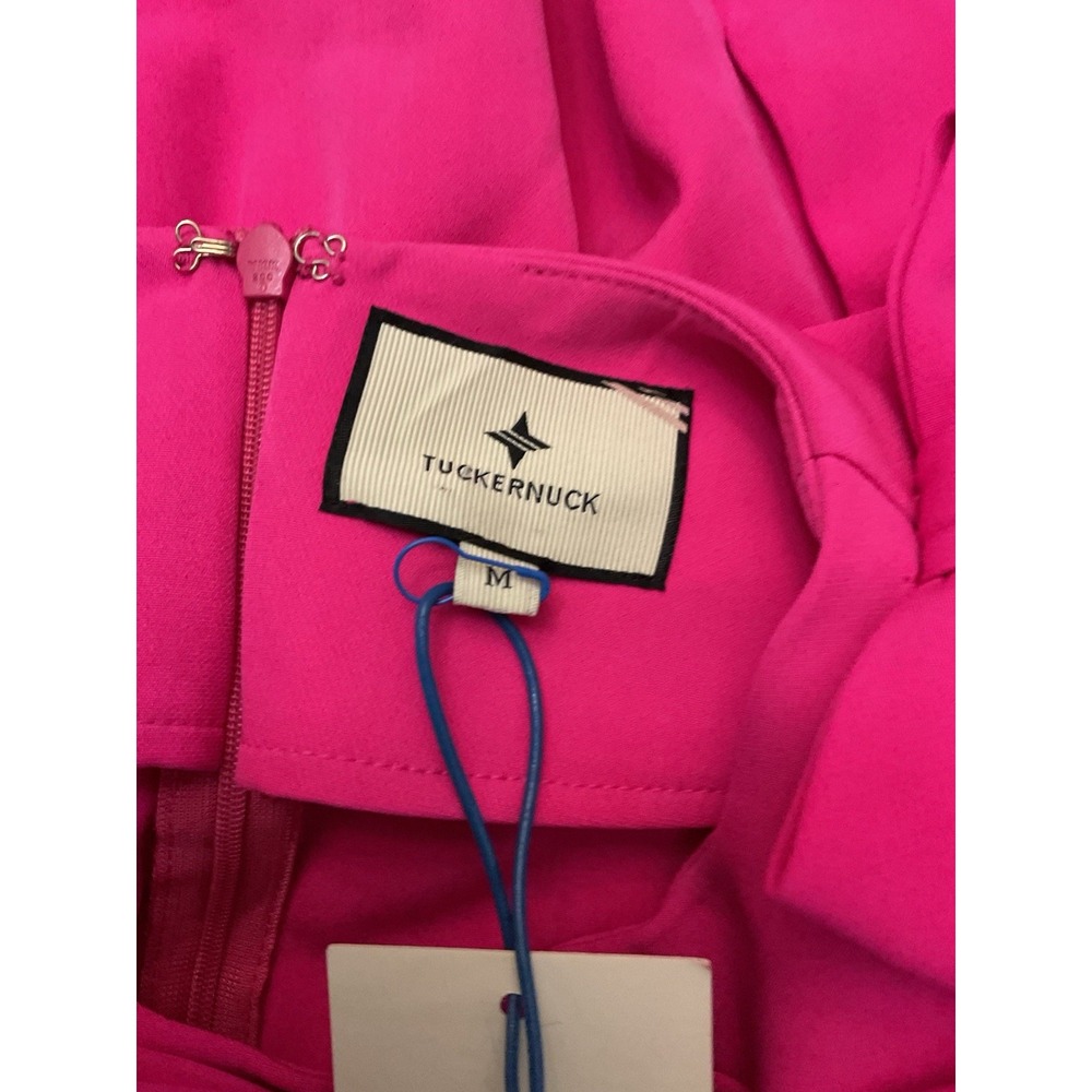 Tuckernuck Bow Dress Womens M Hot Pink Cameron Eubanks Wimberly NWT - Picture 7 of 12